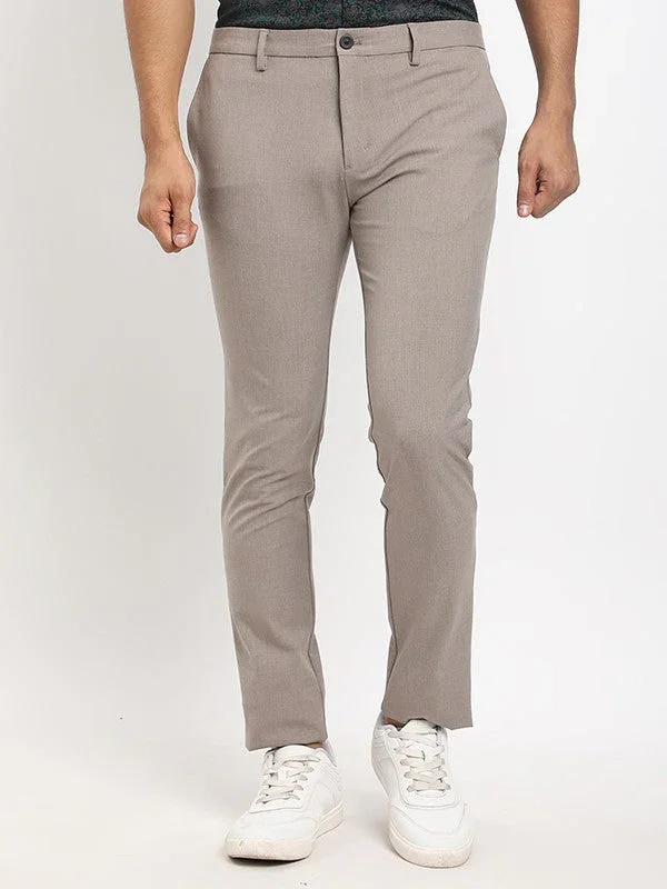 Men's Urban Fit Polyester Blend Trousers - Image 11
