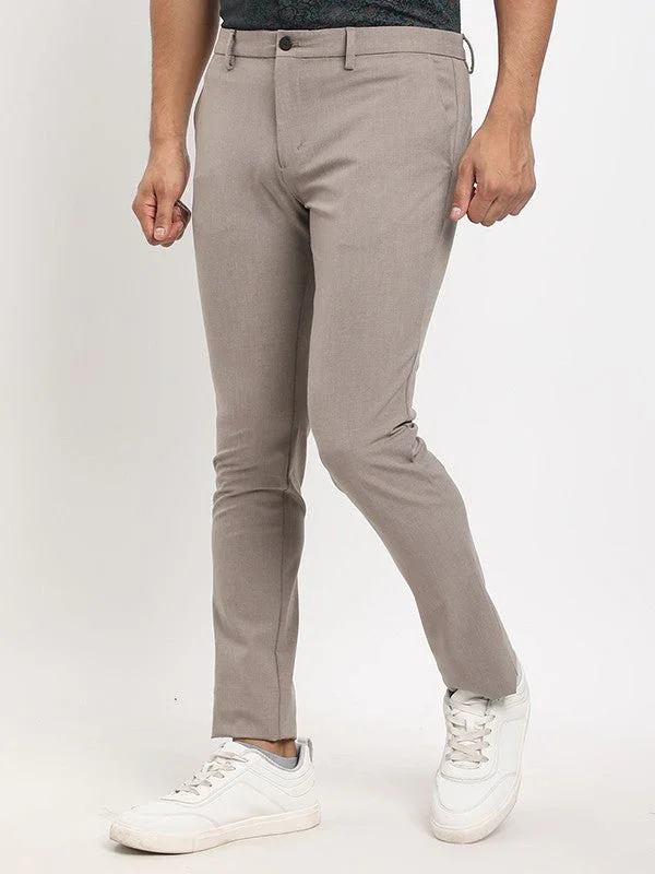 Men's Urban Fit Polyester Blend Trousers - Image 12