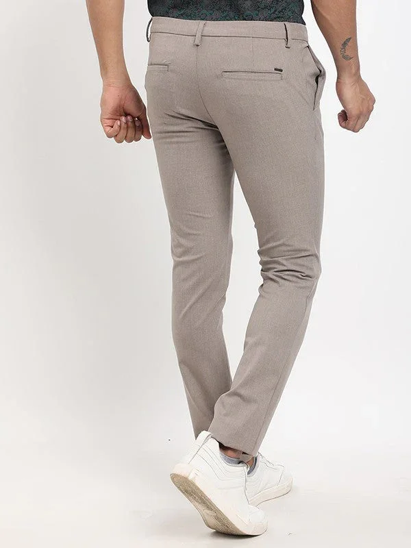 Men's Urban Fit Polyester Blend Trousers - Image 14