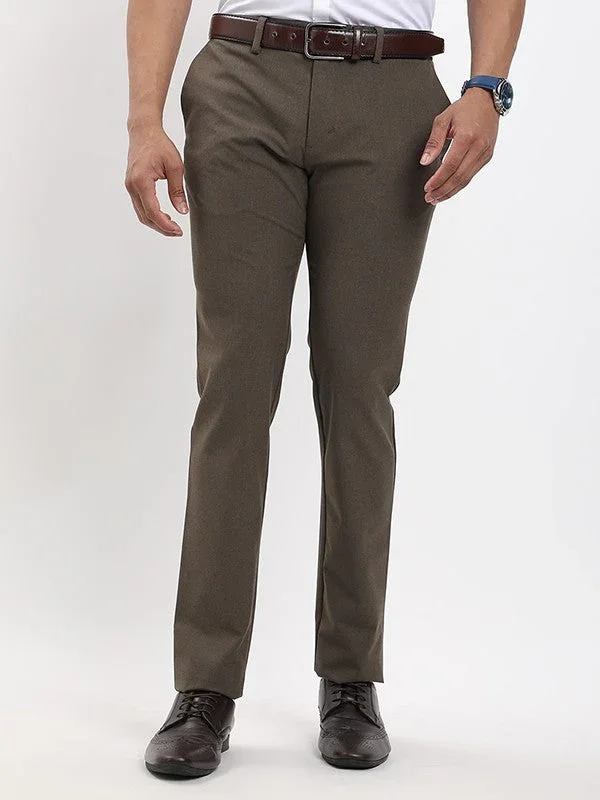 Men's Urban Fit Polyester Blend Trousers - Image 6