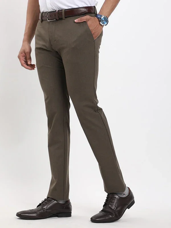 Men's Urban Fit Polyester Blend Trousers - Image 7