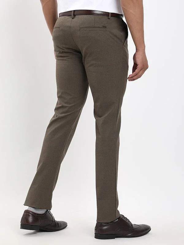 Men's Urban Fit Polyester Blend Trousers - Image 9