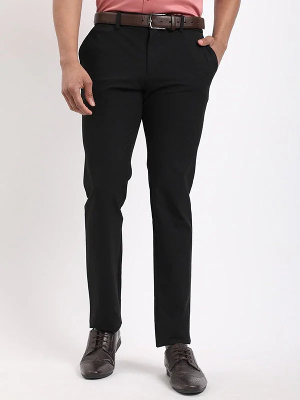 Men's Urban Fit Polyester Blend Trousers - Image 11