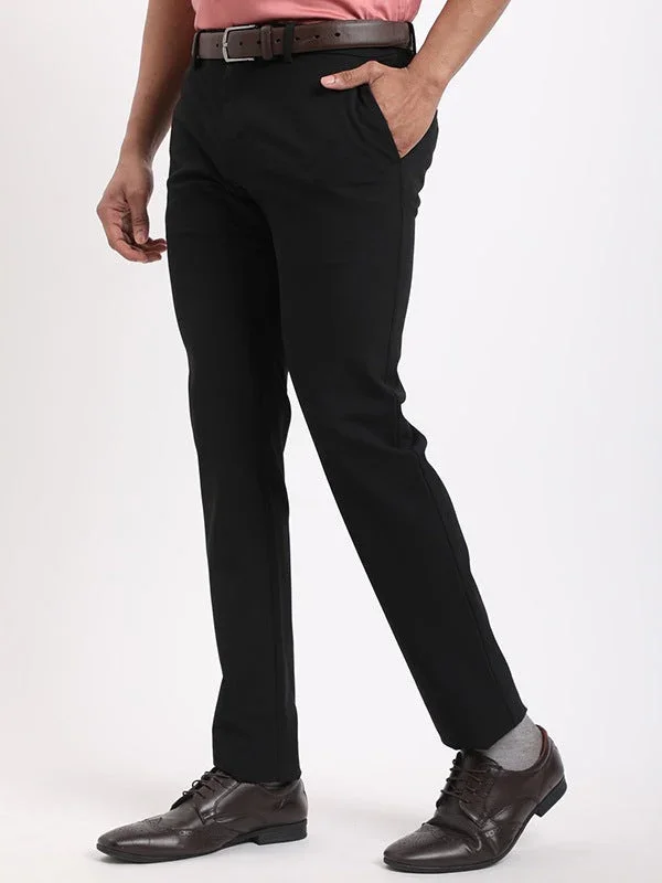 Men's Urban Fit Polyester Blend Trousers - Image 12