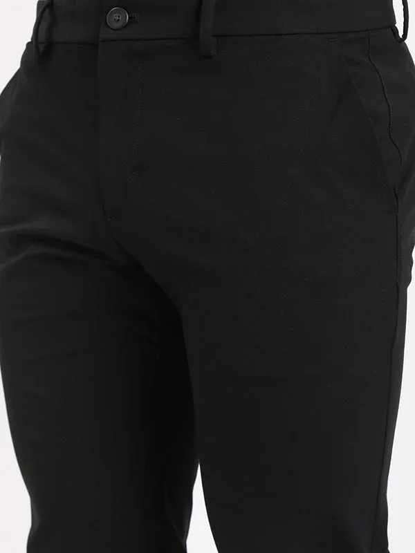 Men's Urban Fit Polyester Blend Trousers - Image 13