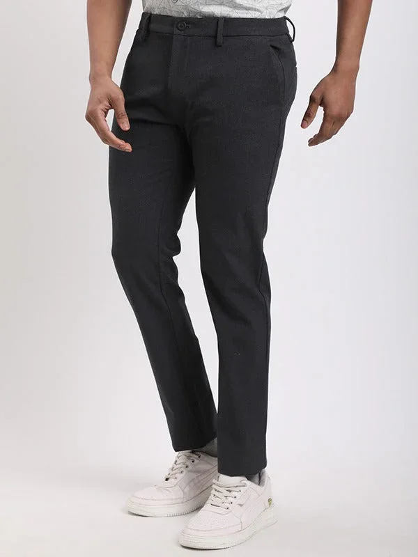 Men's Urban Fit Polyester Blend Trousers - Image 2