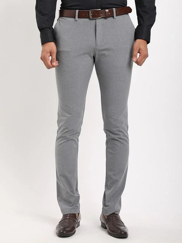 Men's Urban Fit Polyester Blend Trousers - Image 6