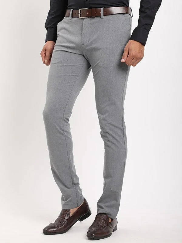 Men's Urban Fit Polyester Blend Trousers - Image 7