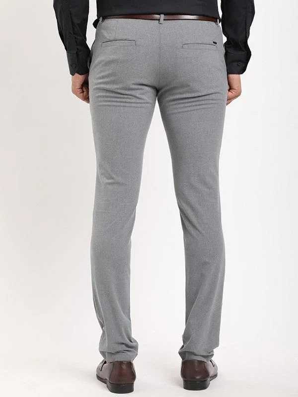 Men's Urban Fit Polyester Blend Trousers - Image 9