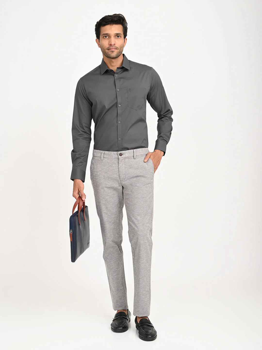 Men's Brooklyn Fit Cotton Blend Trouser - Image 18