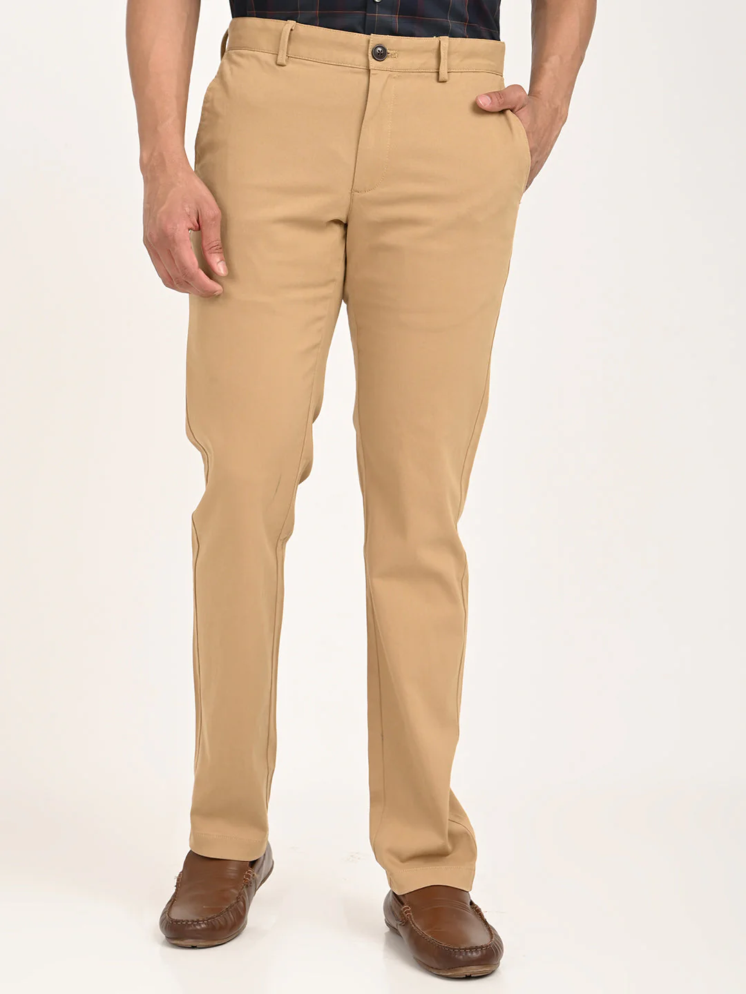Men's Brooklyn Fit Cotton Stretch Trouser - Image 7