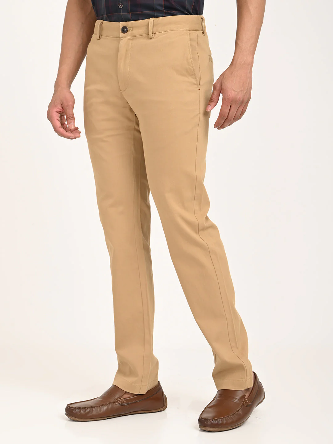 Men's Brooklyn Fit Cotton Stretch Trouser - Image 8