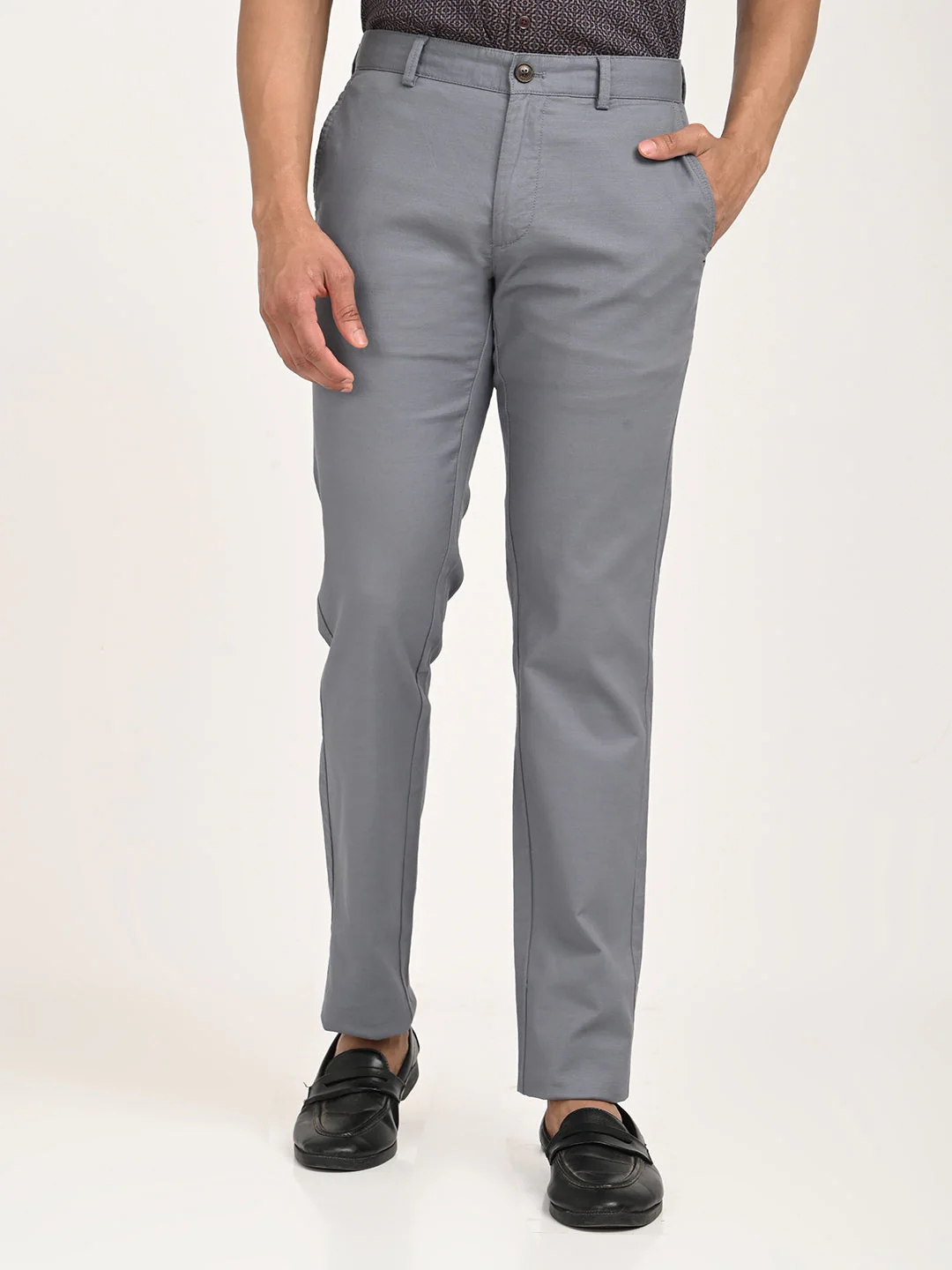 Men's Brooklyn Fit Cotton Stretch Trouser - Image 7