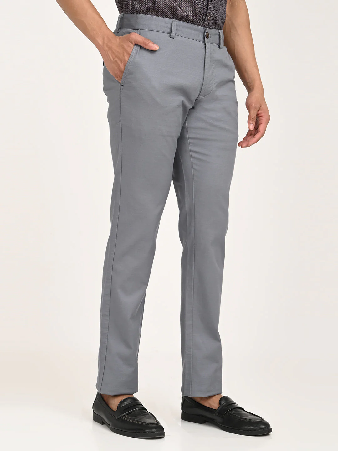 Men's Brooklyn Fit Cotton Stretch Trouser - Image 9