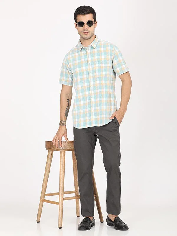 Men's Brooklyn Fit Cotton Stretch Trousers - Image 15