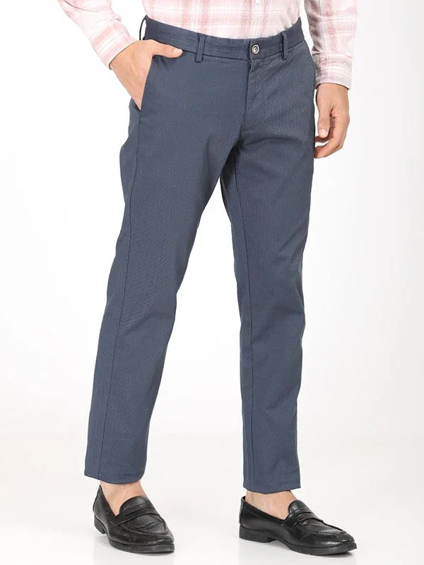Men's Brooklyn Fit Cotton Stretch Trousers - Image 3
