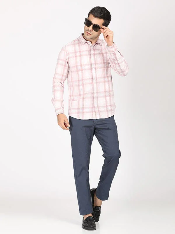 Men's Brooklyn Fit Cotton Stretch Trousers - Image 7