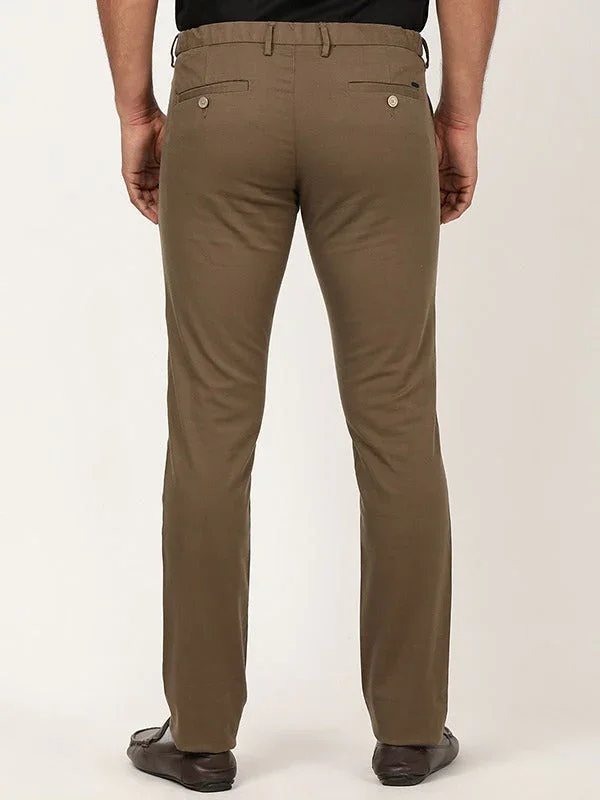 Men's Brooklyn Fit Cotton Stretch Trousers - Image 4