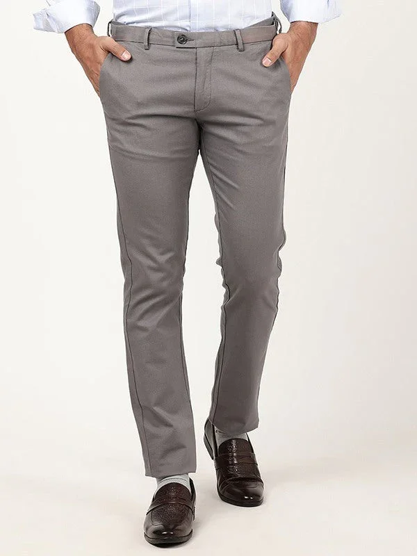 Men's Brooklyn Fit Cotton Stretch Trousers - Image 6