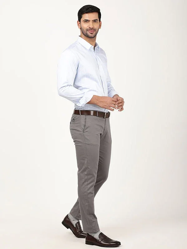 Men's Brooklyn Fit Cotton Stretch Trousers - Image 8