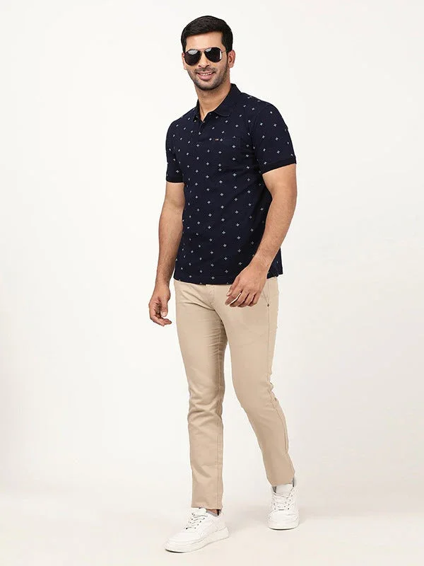 Men's Brooklyn Fit Cotton Stretch Trousers - Image 3