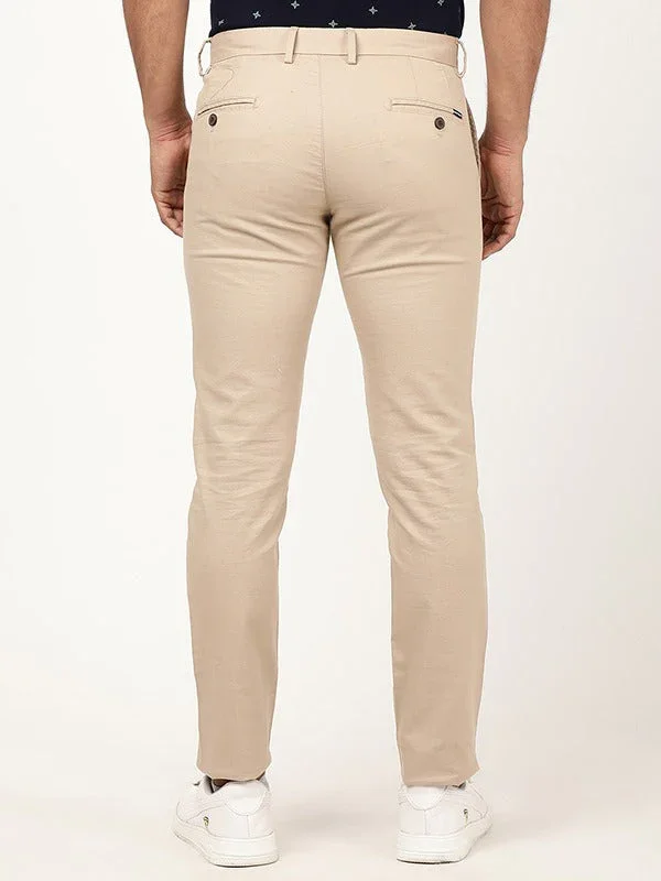 Men's Brooklyn Fit Cotton Stretch Trousers - Image 4