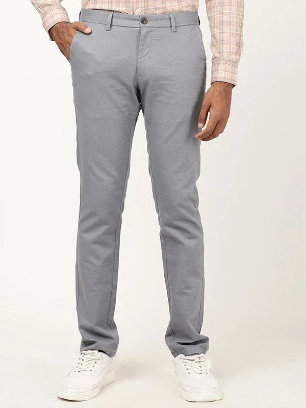 Men's Brooklyn Fit Cotton Stretch Trousers - Image 5
