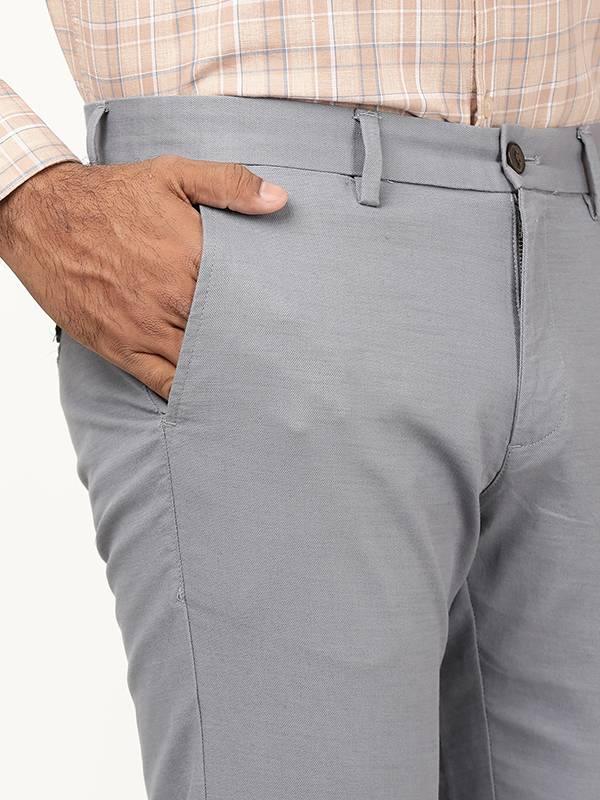 Men's Brooklyn Fit Cotton Stretch Trousers - Image 6