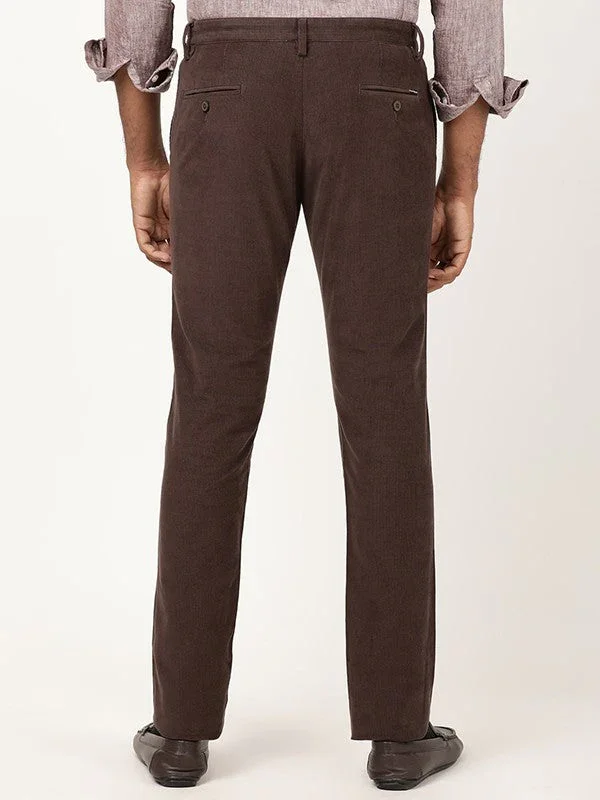 Men's Brooklyn Fit Cotton Stretch Trousers - Image 12