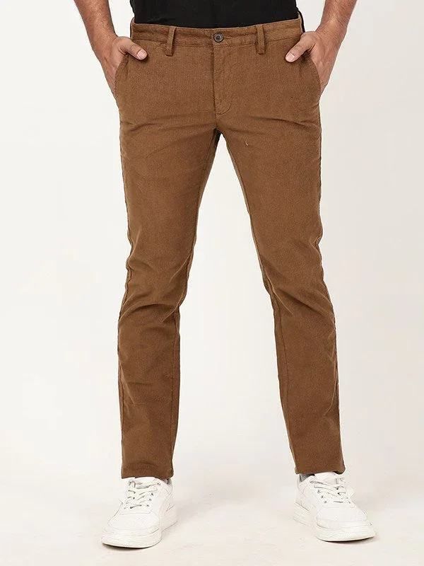 Men's Brooklyn Fit Cotton Stretch Trousers - Image 5
