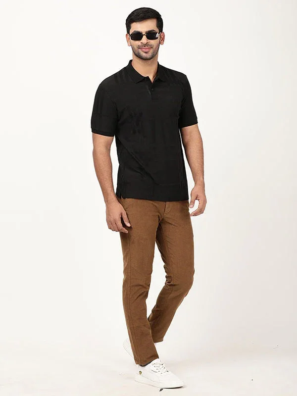 Men's Brooklyn Fit Cotton Stretch Trousers - Image 7