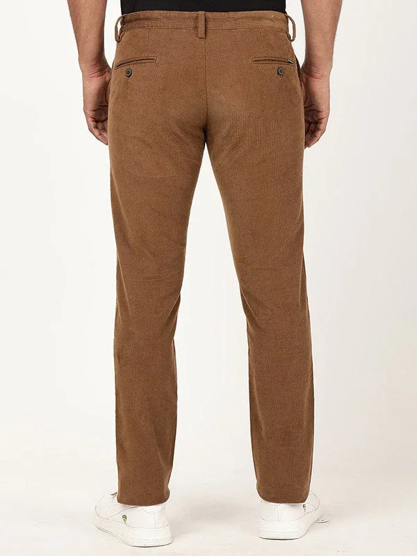 Men's Brooklyn Fit Cotton Stretch Trousers - Image 8