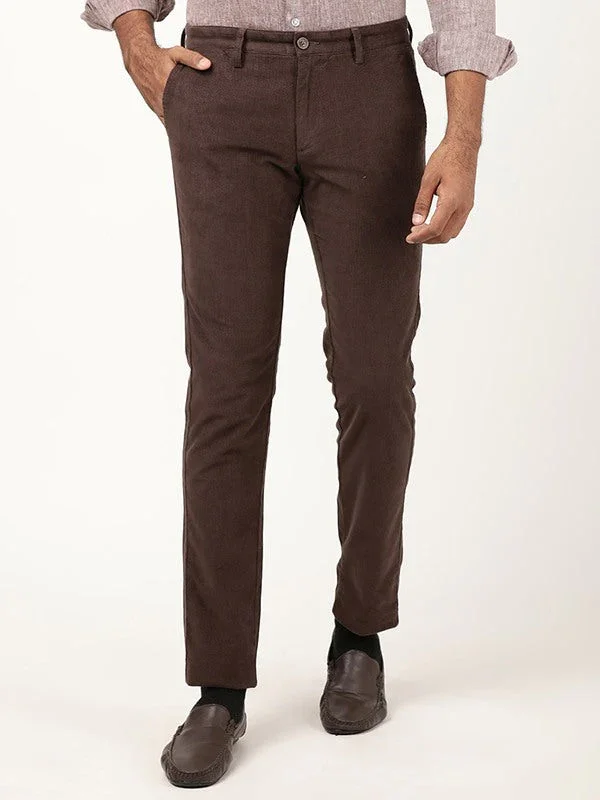 Men's Brooklyn Fit Cotton Stretch Trousers - Image 9