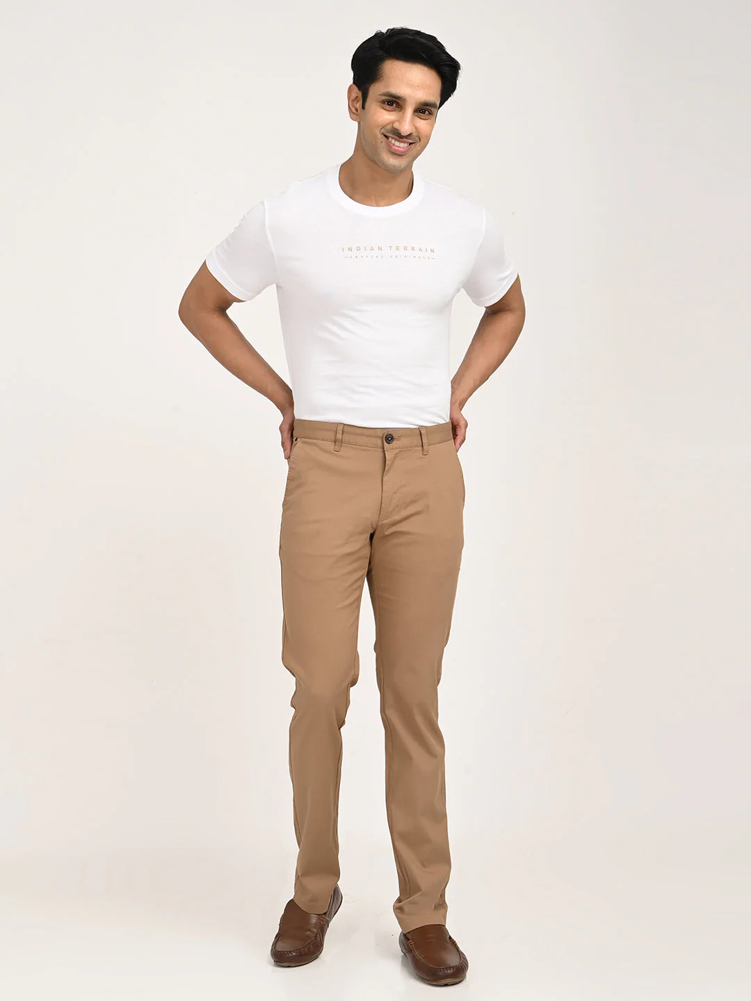 Men's Brooklyn Fit Cotton Stretch Trouser - Image 12