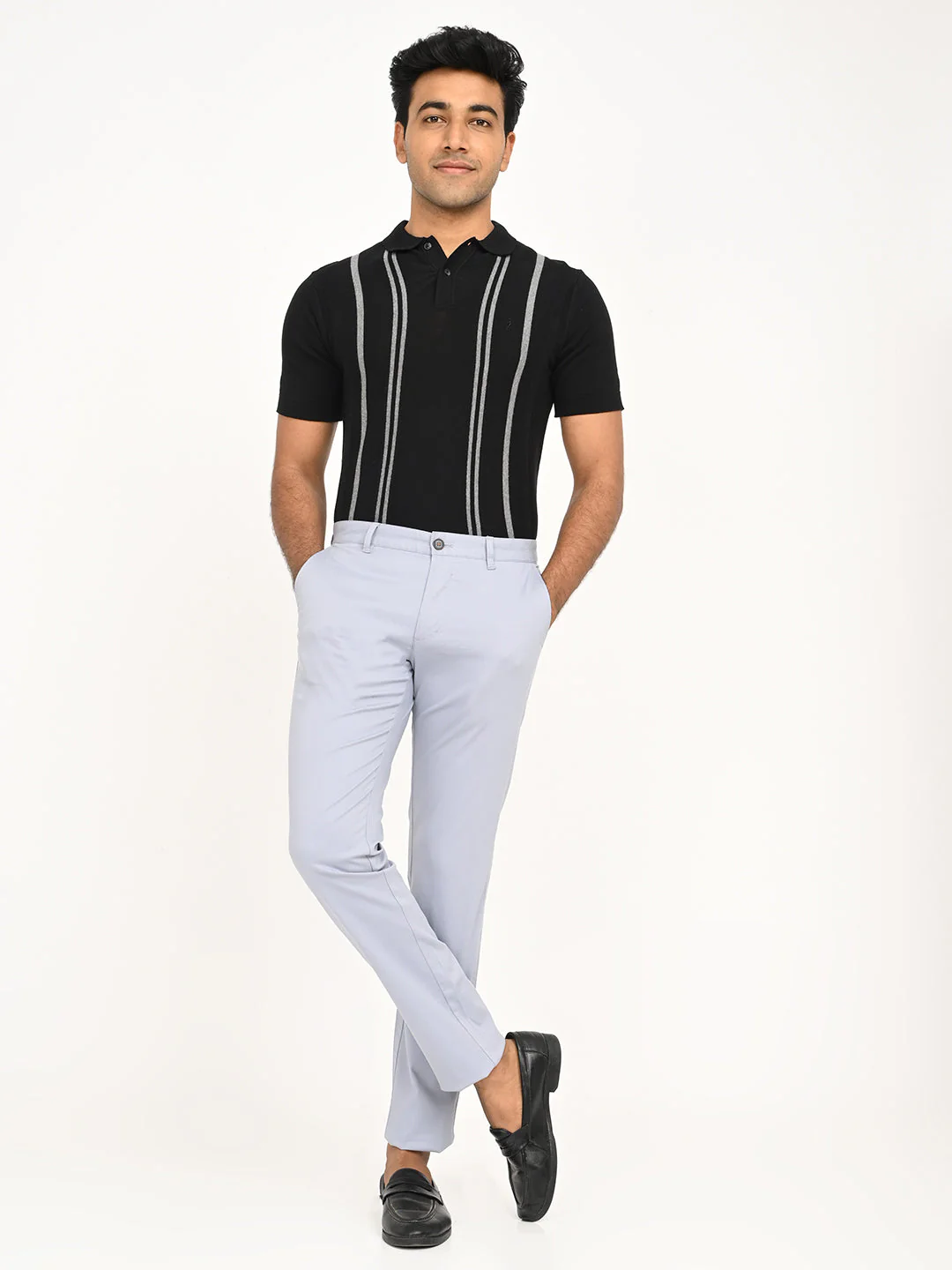 Men's Brooklyn Fit Cotton Stretch Trouser - Image 18