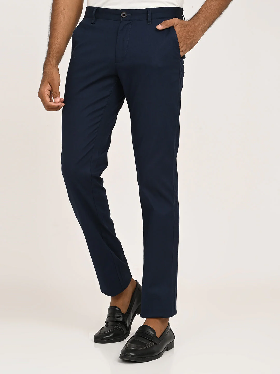Men's Brooklyn Fit Cotton Stretch Trouser - Image 2