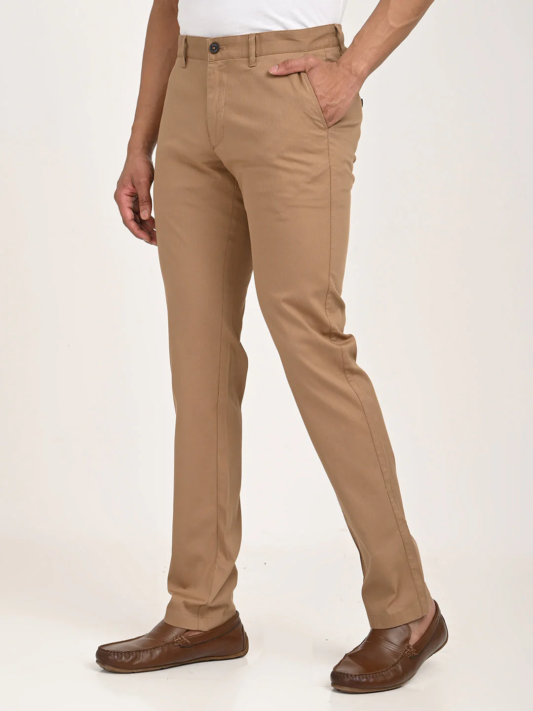 Men's Brooklyn Fit Cotton Stretch Trouser - Image 8