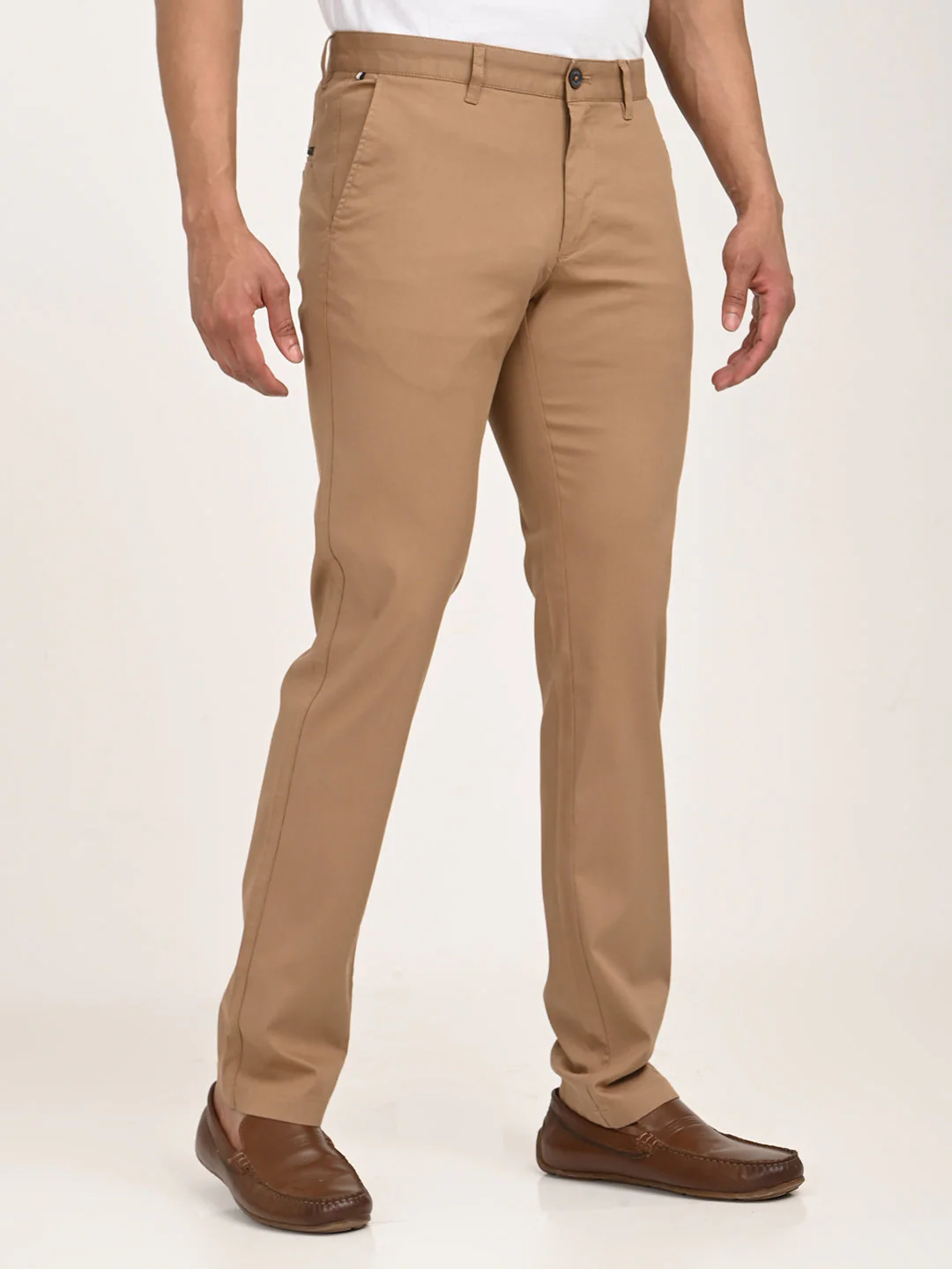 Men's Brooklyn Fit Cotton Stretch Trouser - Image 9