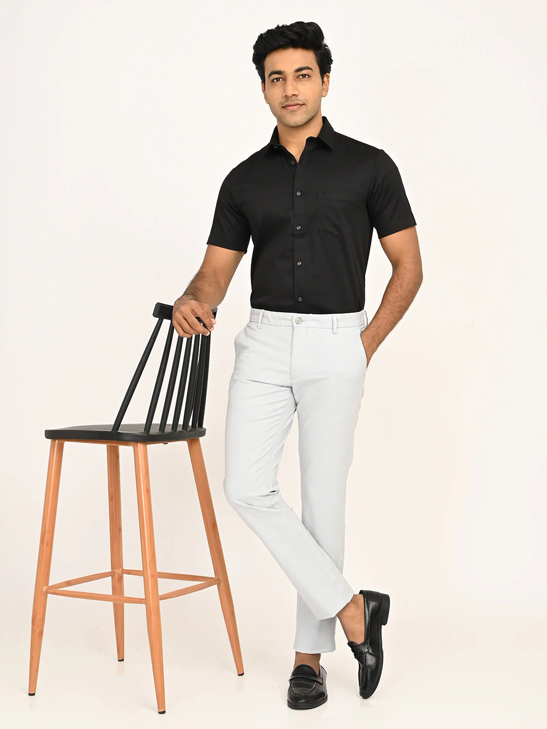 Men's Brooklyn Fit Cotton Stretch Trouser - Image 18