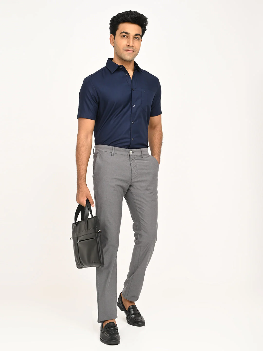 Men's Brooklyn Fit Cotton Stretch Trouser - Image 24