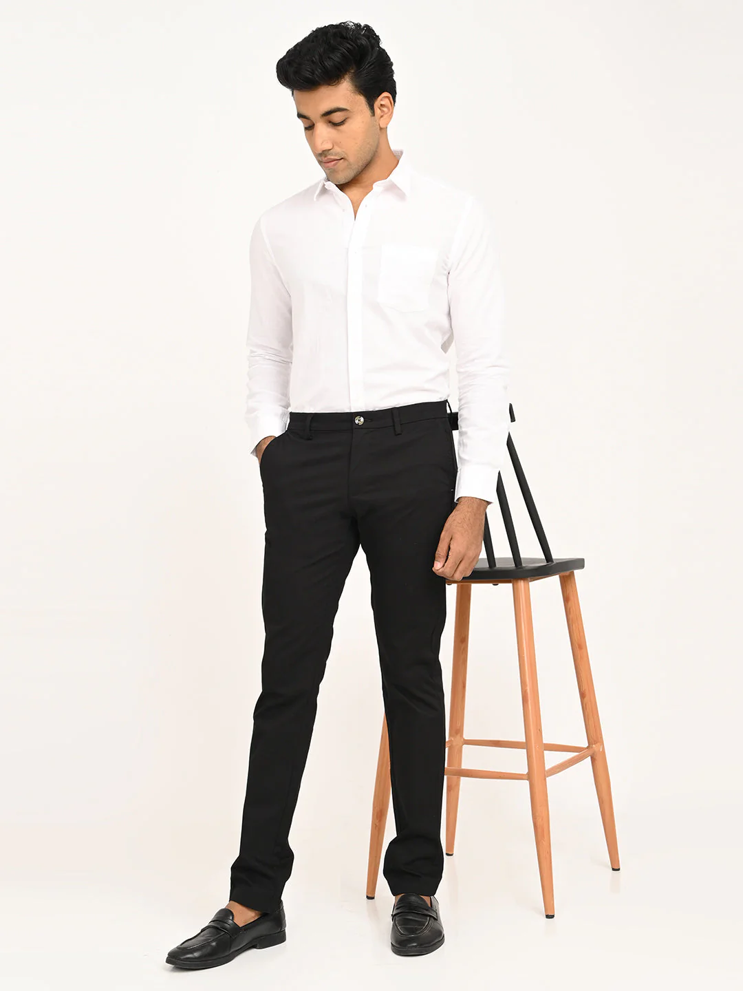 Men's Brooklyn Fit Cotton Stretch Trouser - Image 18