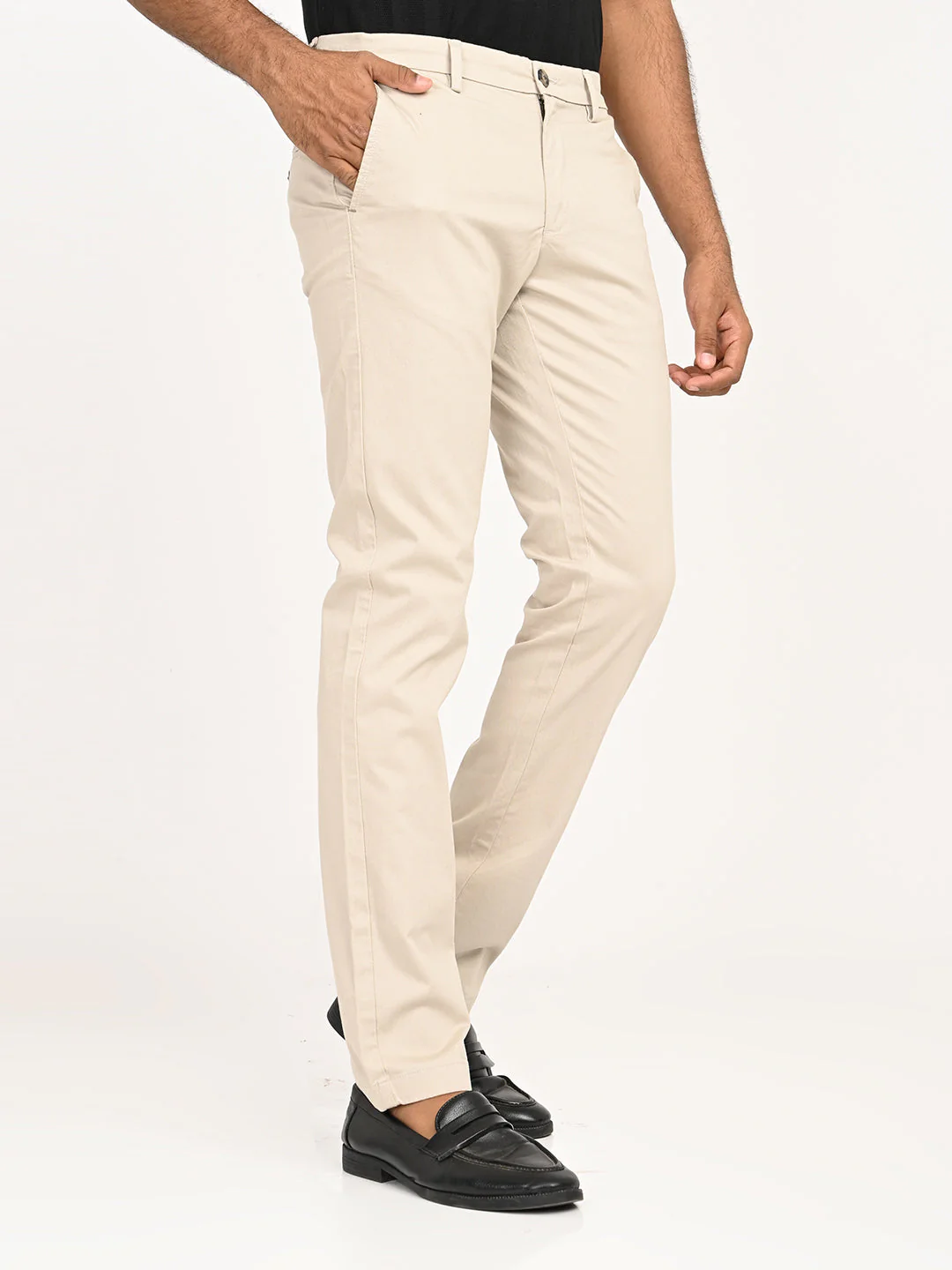 Men's Brooklyn Fit Cotton Stretch Trouser - Image 3
