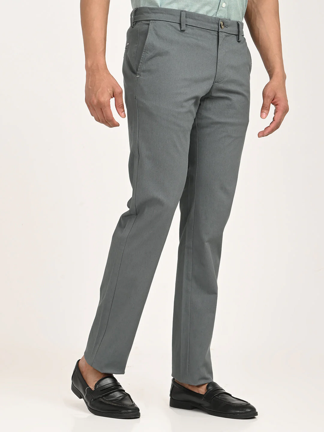 Men's Brooklyn Fit Cotton Stretch Trouser - Image 9