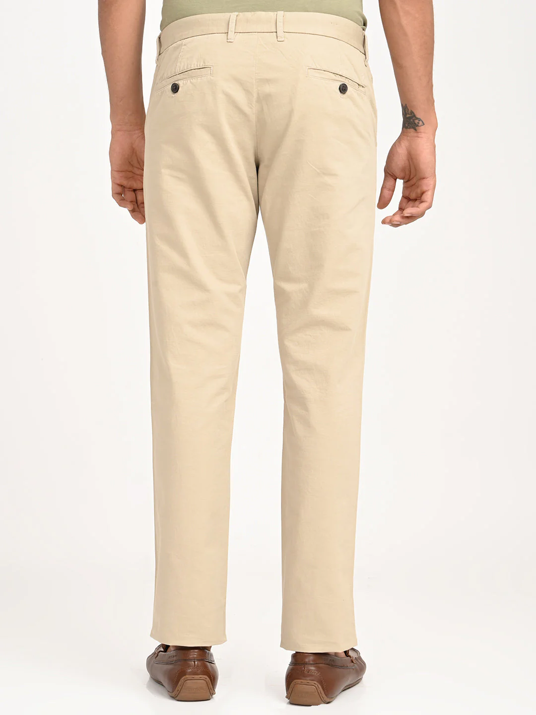 Men's Brooklyn Fit Cotton Stretch Trouser - Image 4