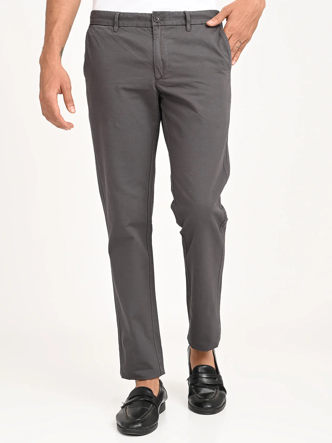 Men's Brooklyn Fit Cotton Stretch Trouser - Image 7