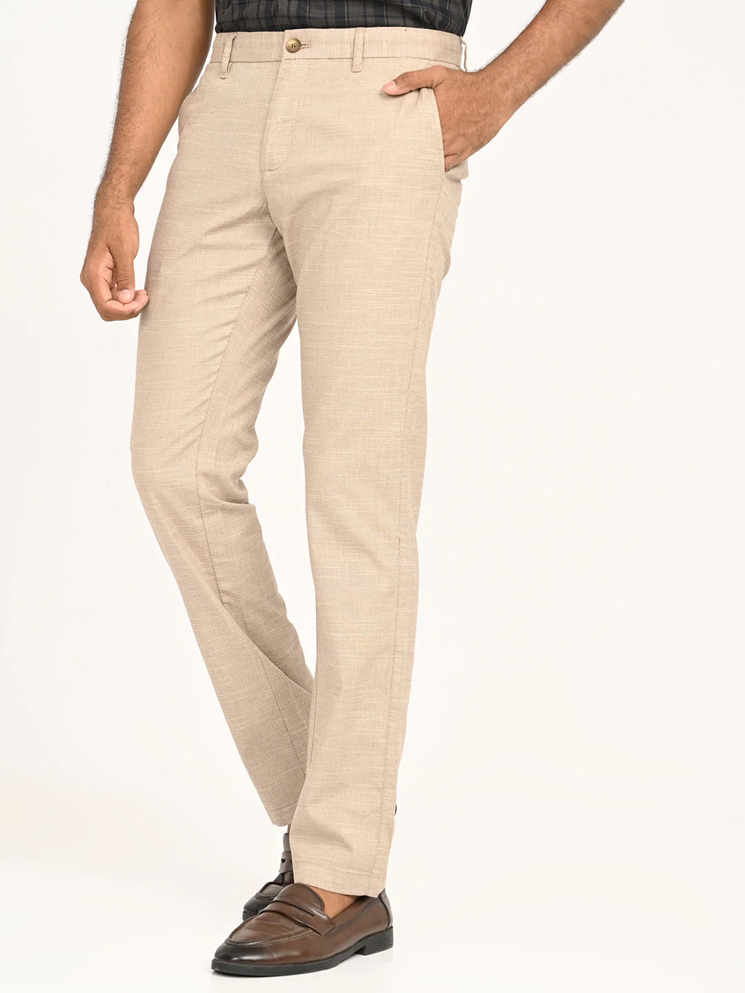 Men's Brooklyn Fit Cotton Stretch Trouser - Image 2