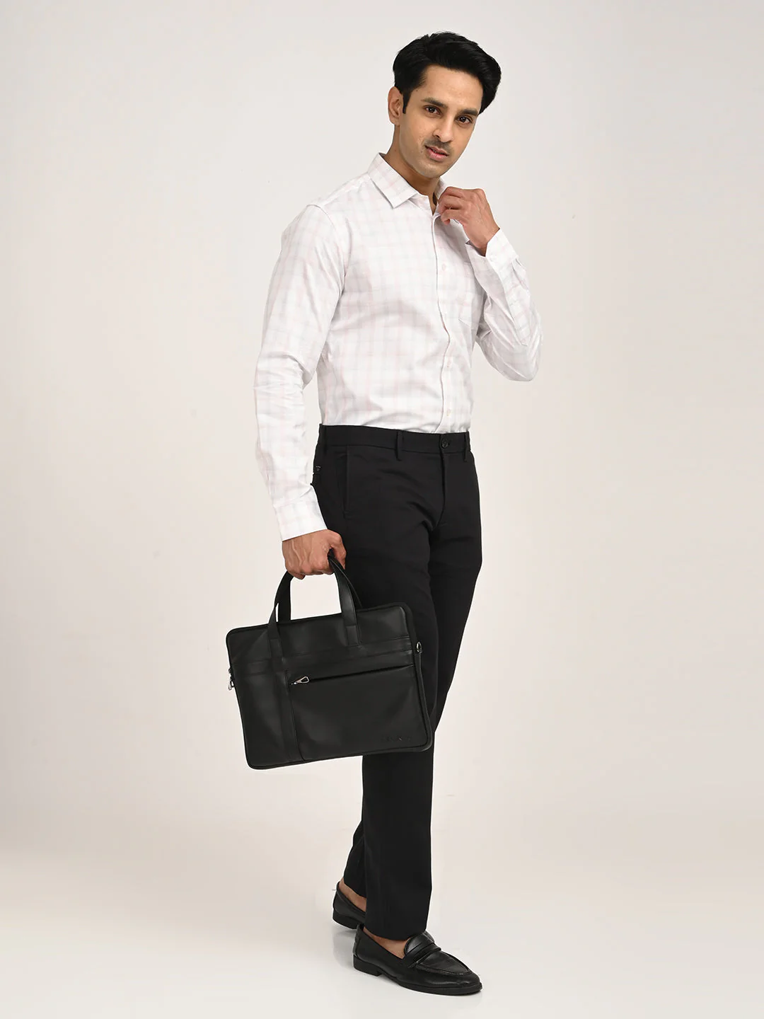 Men's Brooklyn Fit Cotton Stretch Trouser - Image 12