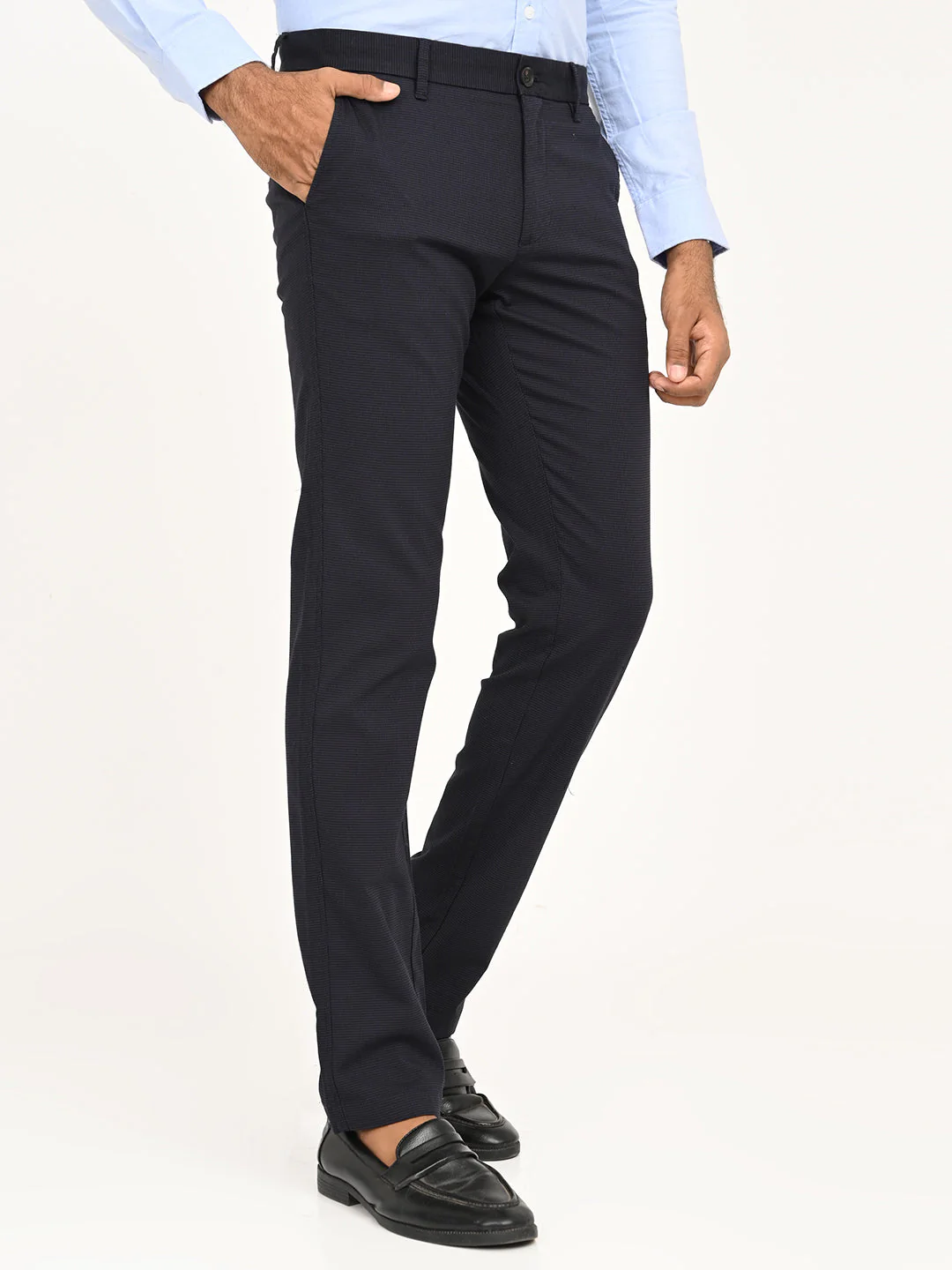 Men's Brooklyn Fit Cotton Stretch Trouser - Image 15