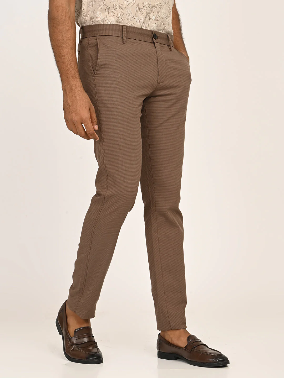 Men's Brooklyn Fit Cotton Stretch Trouser - Image 3