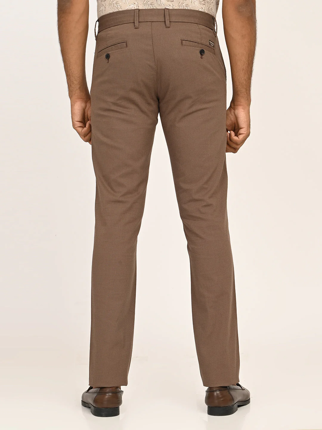 Men's Brooklyn Fit Cotton Stretch Trouser - Image 4